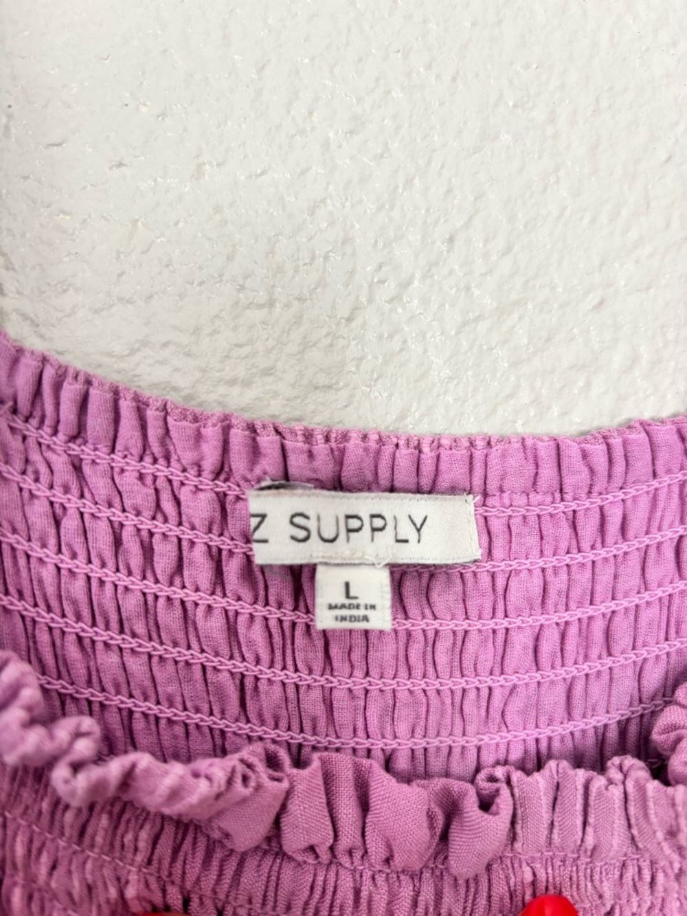 Z Supply Lavender Smocked Tiered Maxi Dress - Picture 3 of 4